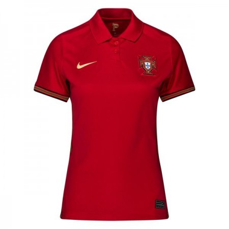 Billiga Fotbollströjor Portugal Dam Hemma tröja EM 2020 Kortärmad